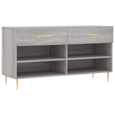 vidaXL szürke sonoma színű műfa cipőpolc 102 x 35 x 55 cm (829730) bútor