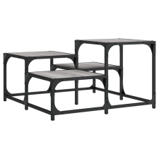 vidaXL szürke sonoma színű műfa dohányzóasztal 68x68x40 cm (837750) bútor