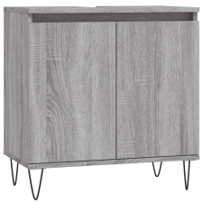 vidaXL szürke sonoma színű műfa mosdószekrény 58x33x60 cm (831586) fürdőszoba bútor