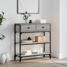 vidaXL szürke sonoma színű műfa tálalóasztal 72,5x25x75 cm bútor