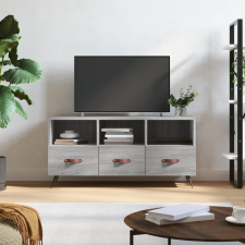 vidaXL szürke sonoma színű műfa TV-szekrény 102 x 36 x 50 cm bútor