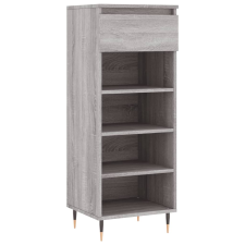 vidaXL szürke sonoma színű szerelt fa cipősszekrény 40x36x105 cm (831458) bútor