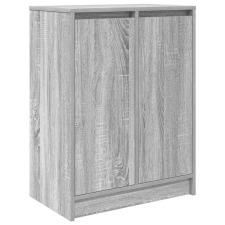 vidaXL szürke sonoma színű szerelt fa cipősszekrény 57x34x76 cm (861873) bútor
