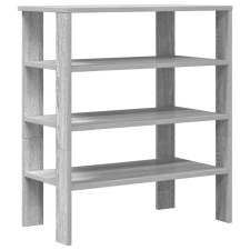 vidaXL szürke sonoma színű szerelt fa cipőtartó 61x32x70 cm (859847) bútor