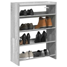vidaXL szürke sonoma színű szerelt fa cipőtartó 80x25x61,5 cm bútor