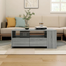 vidaXL Szürke sonoma színű szerelt fa dohányzóasztal 102 x 55 x 42 cm bútor