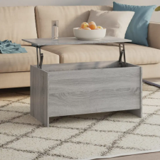 vidaXL szürke sonoma színű szerelt fa dohányzóasztal 102x55,5x52,5 cm bútor