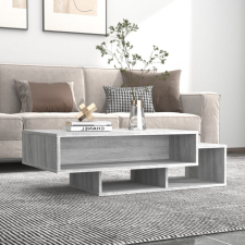 vidaXL szürke sonoma színű szerelt fa dohányzóasztal 105x55x32 cm bútor