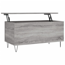 vidaXL szürke sonoma színű szerelt fa dohányzóasztal 90x44,5x45 cm (830978) bútor