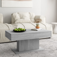 vidaXL szürke sonoma színű szerelt fa dohányzóasztal 96x50x45 cm bútor