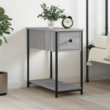 vidaXL szürke sonoma színű szerelt fa éjjeliszekrény 30x60x60 cm bútor