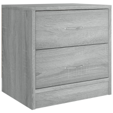 vidaXL szürke sonoma színű szerelt fa éjjeliszekrény 40x30x40 cm (815407) - Éjjeliszekrények bútor