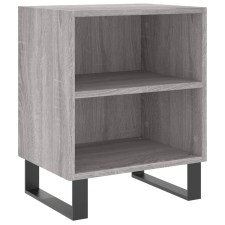 vidaXL szürke sonoma színű szerelt fa éjjeliszekrény 40x30x50 cm (826808) bútor