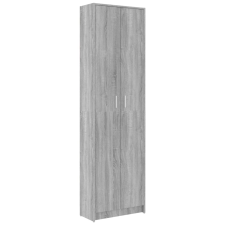 vidaXL szürke sonoma színű szerelt fa előszobaszekrény 55x25x189 cm (815517) bútor