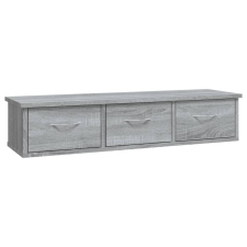 vidaXL szürke sonoma színű szerelt fa faliszekrény 88x26x18,5 cm (815082) bútor