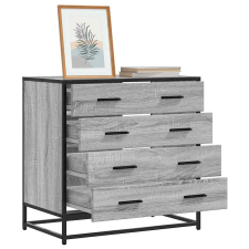 vidaXL szürke sonoma színű szerelt fa fiókos szekrény 70x41x70 cm bútor