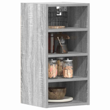 vidaXL szürke sonoma színű szerelt fa függőszekrény 30x29,5x60 cm bútor