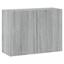vidaXL szürke sonoma színű szerelt fa függőszekrény 80x31x60 cm bútor