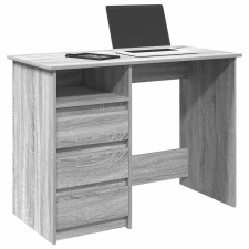 vidaXL szürke sonoma színű szerelt fa íróasztal 102x50x75 cm íróasztal
