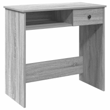 vidaXL szürke sonoma színű szerelt fa íróasztal 80x40x75 cm (860477) íróasztal