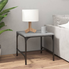 vidaXL szürke sonoma színű szerelt fa kisasztal 40x40x35 cm bútor