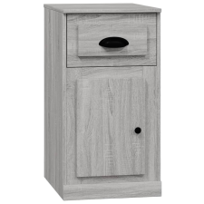 vidaXL szürke sonoma színű szerelt fa kisszekrény fiókkal 40x50x75 cm (816486) bútor