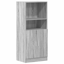 vidaXL szürke sonoma színű szerelt fa konyhaszekrény 57x41,5x131,5 cm (860126) bútor