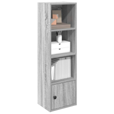 vidaXL szürke sonoma színű szerelt fa könyvespolc 31x24x102 cm bútor