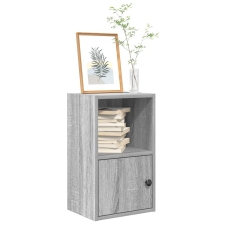vidaXL szürke sonoma színű szerelt fa könyvespolc 31x24x52 cm bútor