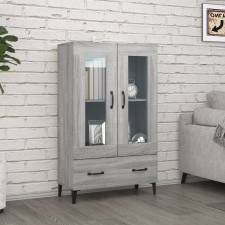 vidaXL szürke sonoma színű szerelt fa magasszekrény 70 x 31 x 115 cm bútor