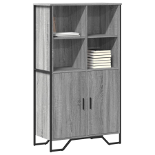 vidaXL szürke sonoma színű szerelt fa magasszekrény 79,5x35,5x137,5 cm bútor