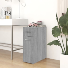 vidaXL szürke sonoma színű szerelt fa patikaszekrény 20x45,5x60 cm bútor