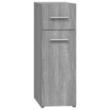 vidaXL szürke sonoma színű szerelt fa patikaszekrény 20x45,5x60 cm (815865) bútor
