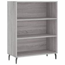 vidaXL szürke sonoma színű szerelt fa polcos szekrény 69,5x32,5x90 cm (828386) bútor