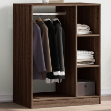 vidaXL szürke sonoma színű szerelt fa ruhásszekrény 77 x 48 x 102 cm bútor
