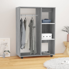 vidaXL szürke sonoma színű szerelt fa ruhásszekrény 80 x 40 x 110 cm bútor