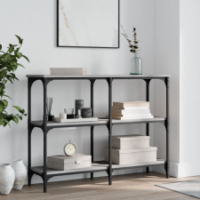 vidaXL szürke sonoma színű szerelt fa tálalóasztal 100x29x75 cm bútor