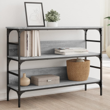 vidaXL szürke sonoma színű szerelt fa tálalóasztal 100x32x75 cm bútor