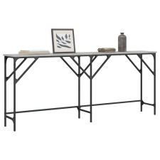 vidaXL szürke sonoma színű szerelt fa tálalóasztal 180x29x75 cm bútor