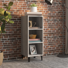 vidaXL szürke sonoma színű szerelt fa tálalószekrény 34,5x32,5x90 cm bútor