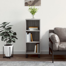 vidaXL szürke sonoma színű szerelt fa tálalószekrény 34,5x32,5x90 cm bútor