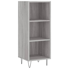 vidaXL szürke sonoma színű szerelt fa tálalószekrény 34,5x32,5x90 cm (828730) bútor