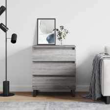 vidaXL szürke sonoma színű szerelt fa tálalószekrény 60 x 35 x 70 cm bútor