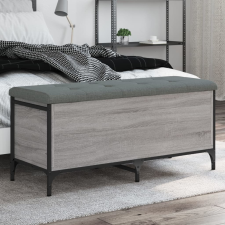 vidaXL szürke sonoma színű szerelt fa tárolópad 102 x 42 x 45 cm bútor