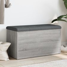 vidaXL szürke sonoma színű szerelt fa tárolópad 82 x 42 x 45 cm bútor