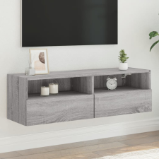 vidaXL szürke sonoma színű szerelt fa TV-szekrény 100 x 30 x 30 cm bútor