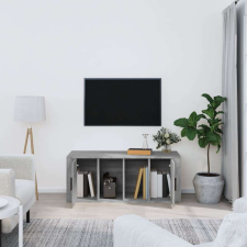 vidaXL Szürke sonoma színű szerelt fa tv-szekrény 100 x 35 x 40 cm bútor