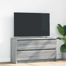 vidaXL szürke sonoma színű szerelt fa TV-szekrény 100x35x54 cm bútor