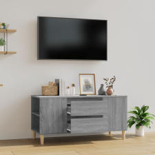 vidaXL szürke sonoma színű szerelt fa TV-szekrény 102x44,5x50 cm bútor