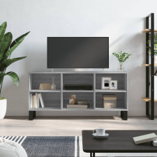 vidaXL szürke sonoma színű szerelt fa TV-szekrény 103,5x30x50 cm bútor